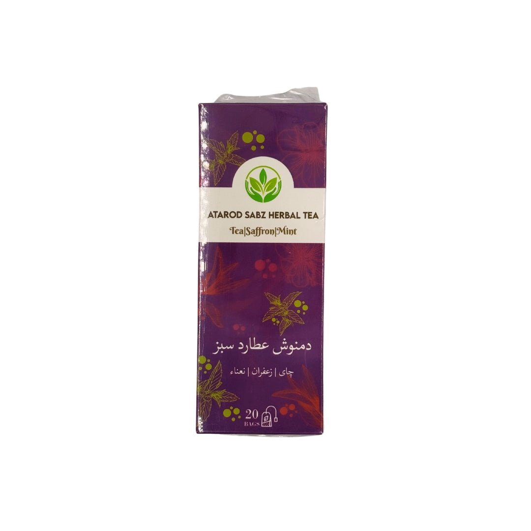 Atarod Sabz | Tea & Saffron & Mint (20 Bags) - CartMart